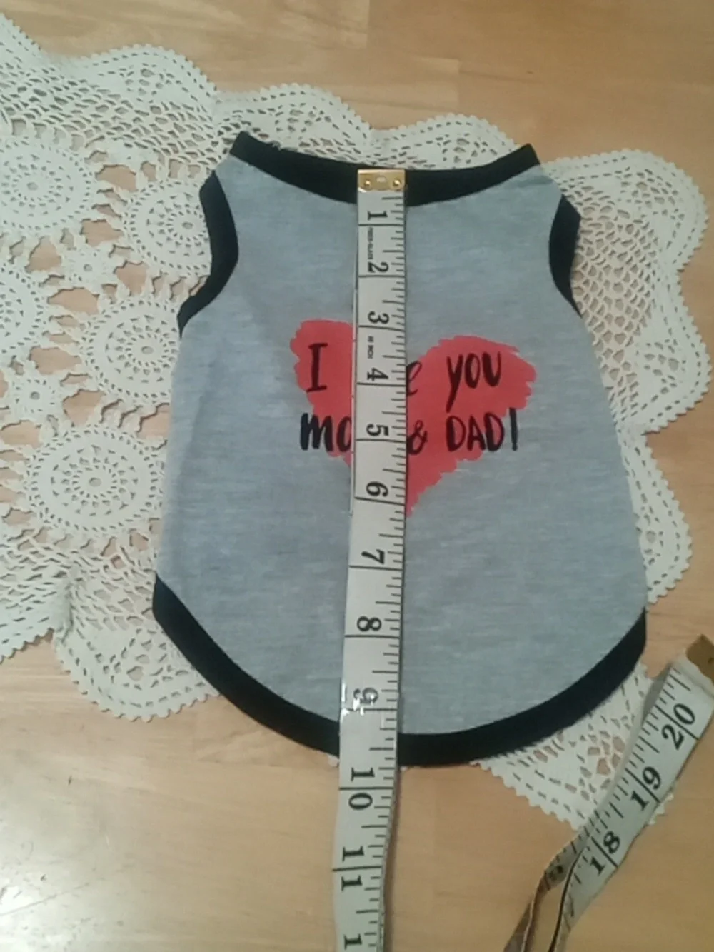 Two nwot female doggie shirts, for teeny tiny dog